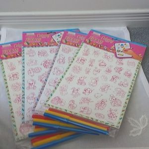 Easter Stickers Colouring Pack * 4